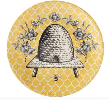 French Bee Salad Plate