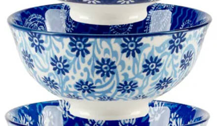 Carnival Blue 4" All Purpose Bowl