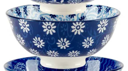 Carnival Blue 4" All Purpose Bowl