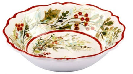Christmas Gatherings (Melamine) 8" All Purpose Bowl