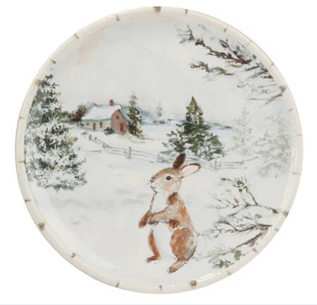 Winter's Frost Dessert/Pie Plate