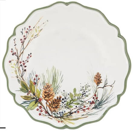 Winters Forest (Melamine) Salad Plate