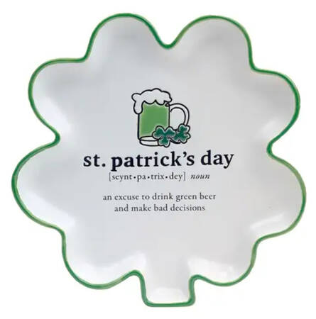 St. Patrick's Day Tidbit Plate