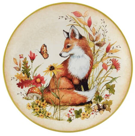 Woodland Critters Dessert/Pie Plate