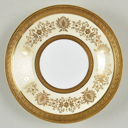 Lady Anne Ivory Saucer for Flat Cup
