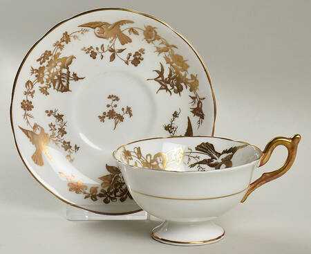 10129 Footed Cup & Saucer Set