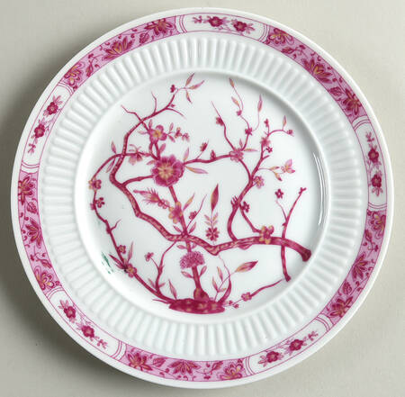 Fleur de Jade Pink Salad Plate