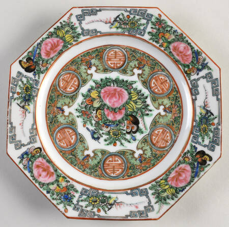 Rose Medallion  (No People) Octagonal by China (Made in China)