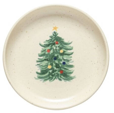 Pacifica Christmas Tree Appetizer Plate