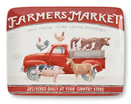 Vintage Farm 16" Rectangular Serving Platter