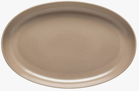 Pacifica Chestnut (Light Brown) 16" Oval Serving Platter