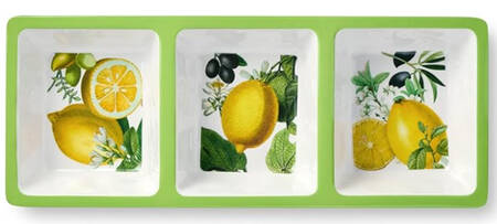 Limone (Melamine) 3-Part Relish