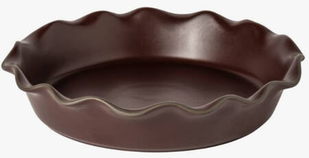Stacked Organic-Port (Dark Brown) 10" Pie Baking Plate