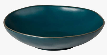Stacked Organic-Deep Sea (Blue) 9" Soup/Pasta Bowl