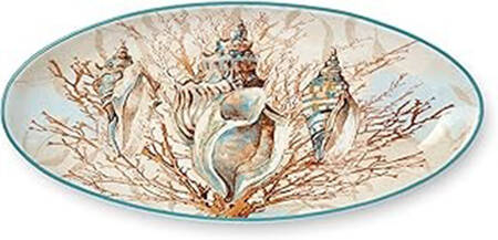 Escape To the Sea 19" Fish Platter