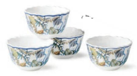 Blue Lagoon (Melamine) Fruit/Dip Bowl