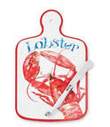 Beach House Lobster (Melamine) Melamine Cheese Board & Knife Set