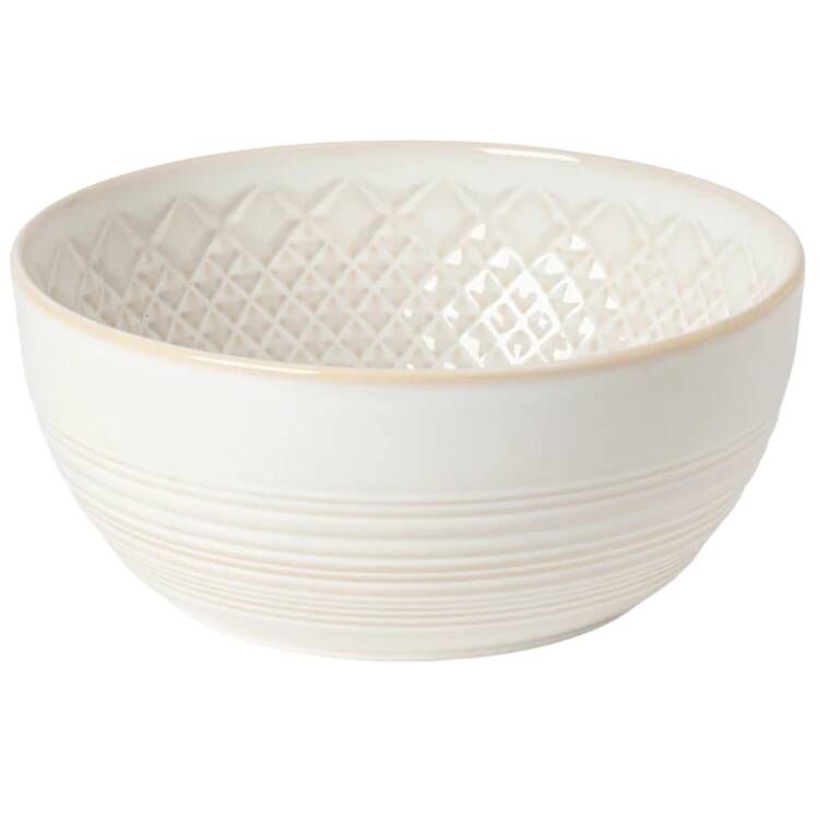 Cristal White 11" Round Serving Bowl