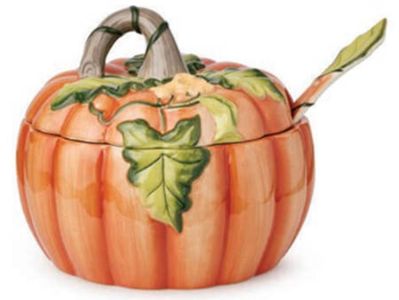 Harvest Fields Figural Tureen & Lid with Ladle