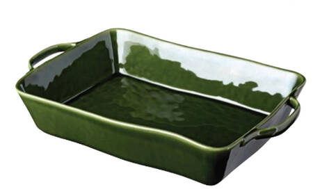 Harvest Fields 16" Rectangular Baker