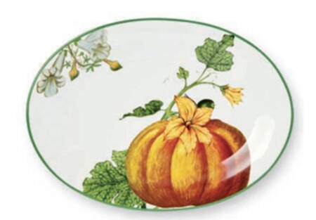 Harvest Fields 14" Oval Serving Platter