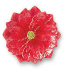 Winter Blooms Figural Dessert/Pie Plate