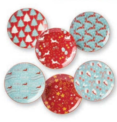 Christmas Joy Canape Plate