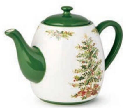 Holly Tree (Melamine) Teapot & Lid