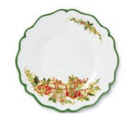 Holly Tree (Melamine) Salad/Dessert Plate