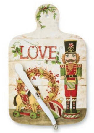 Nutcracker Parade Melamine Cheese Board & Knife Set