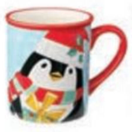 Festive Christmas Penguin Mug