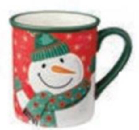 Festive Christmas Snowman Mug