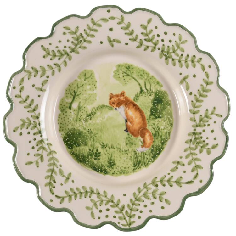 Foxy Dinner Plate