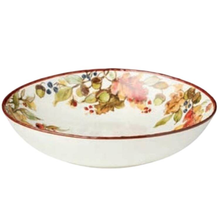 Autumn Meadows 13" Round Serving Bowl