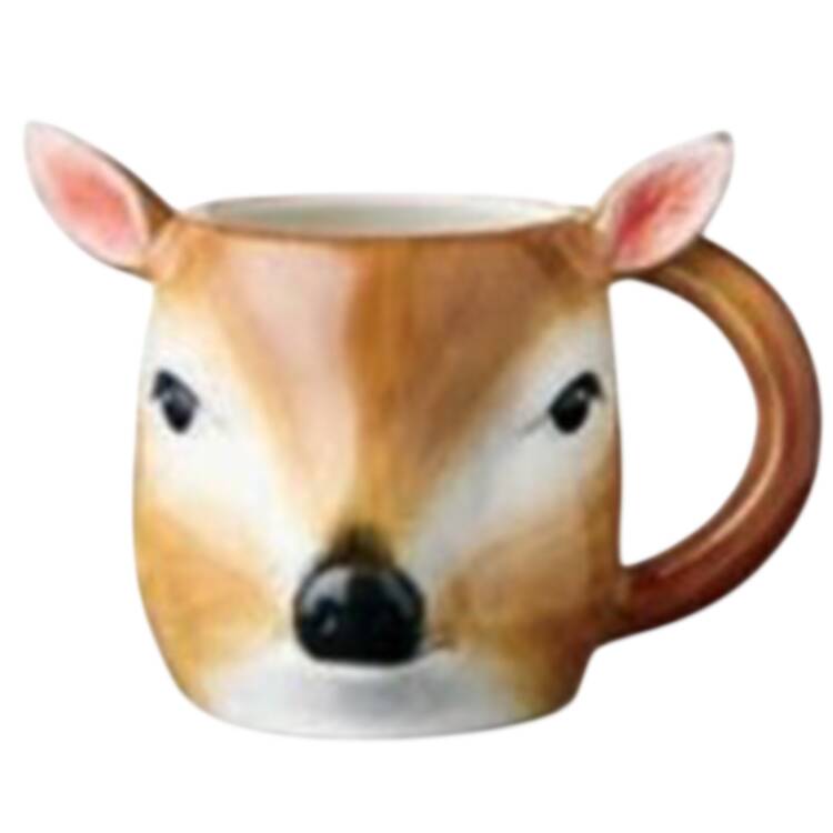 Winter's Cabin Figural Mug