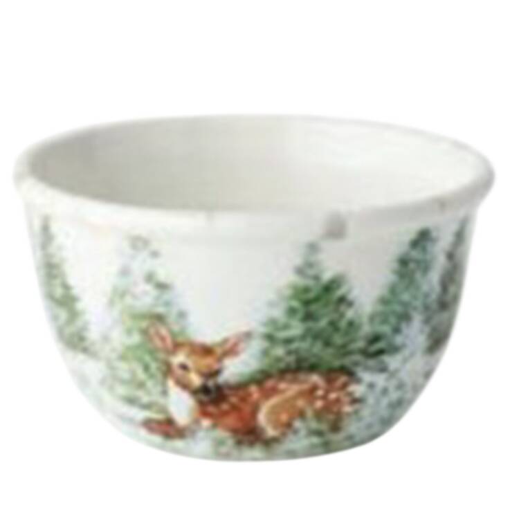 Winter's Cabin Individual Ice Cream/Dessert Bowl