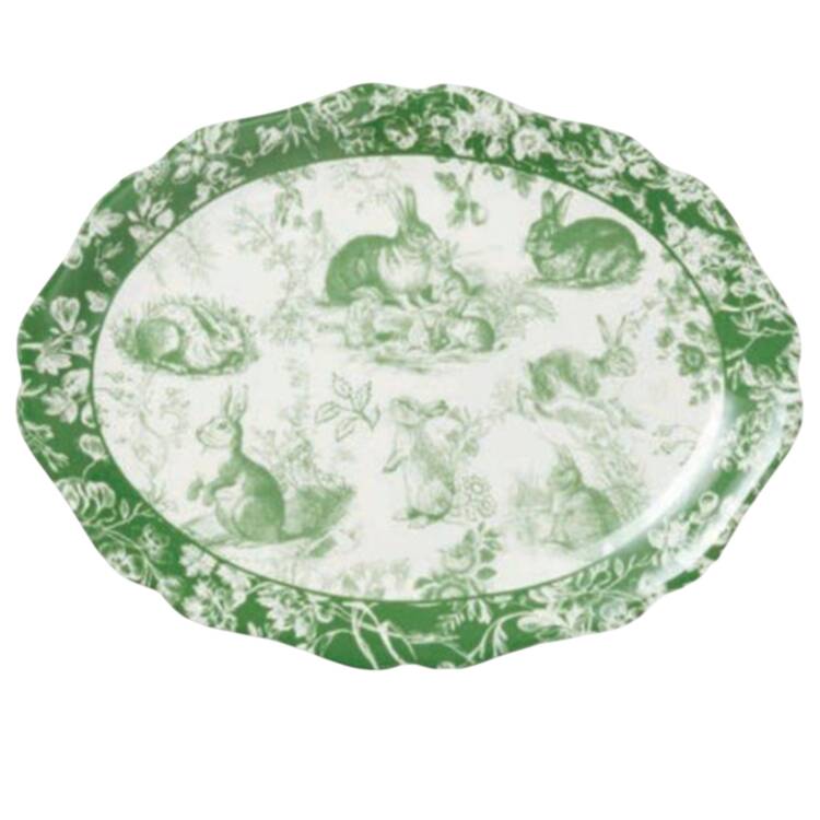 Le Jardin 16" Oval Serving Platter