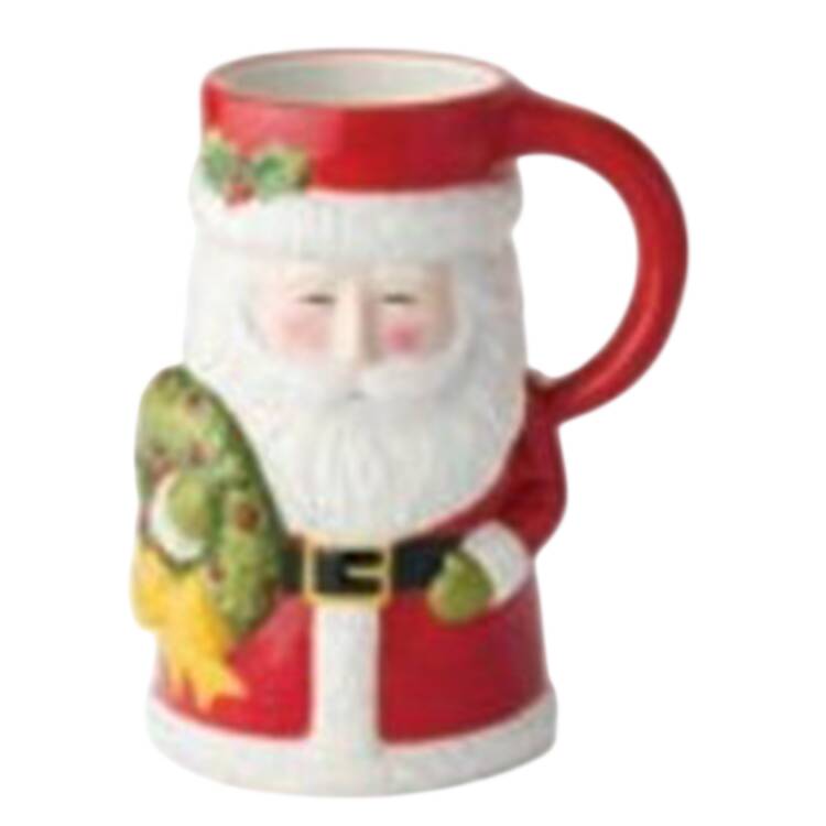 Santa's Delight Figural Mug