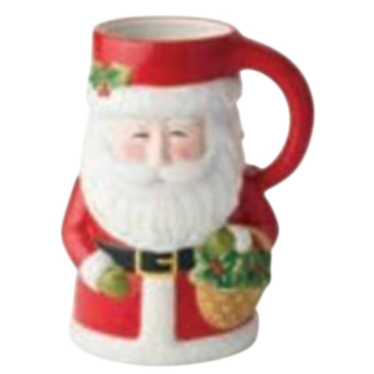 Santa's Delight Figural Mug