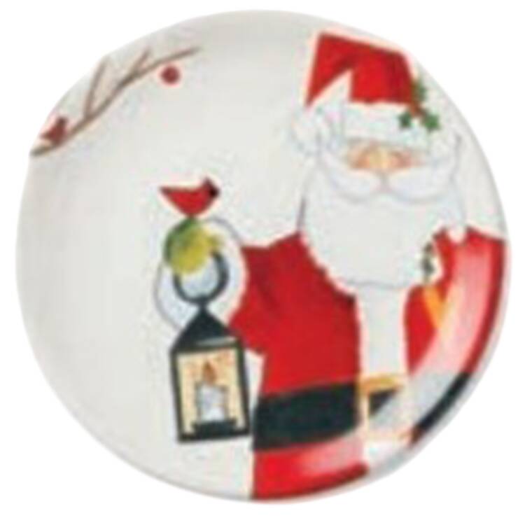 Santa's Delight Dessert Luncheon Plate