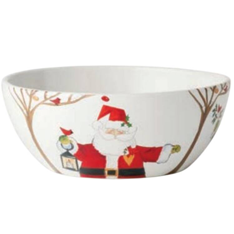 Santa's Delight 10" Round Deep Bowl