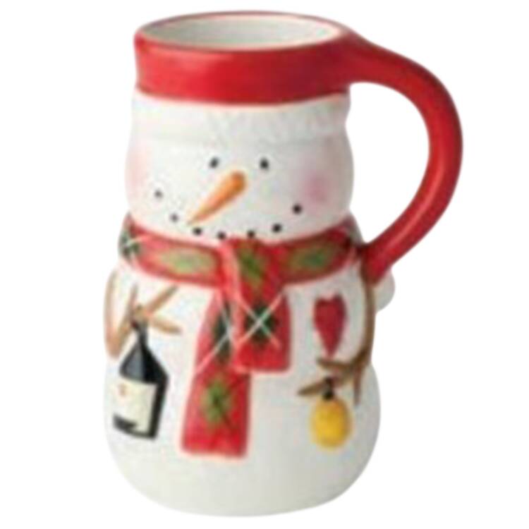 Snowman Delight Figural Mug