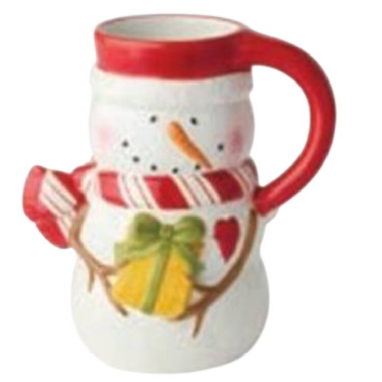 Snowman Delight Figural Mug