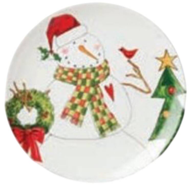 Snowman Delight Dinner Plate