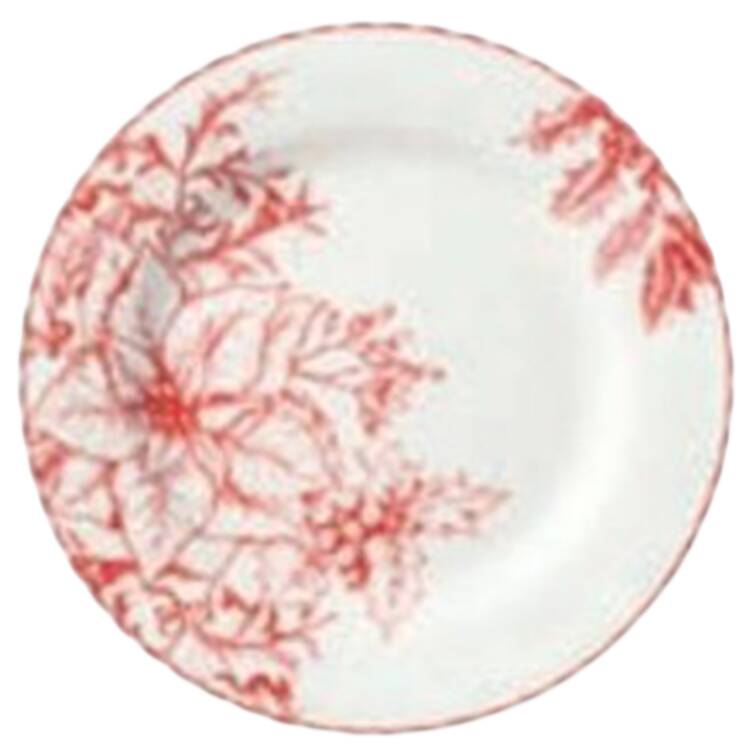 Crimson Noel Salad Plate