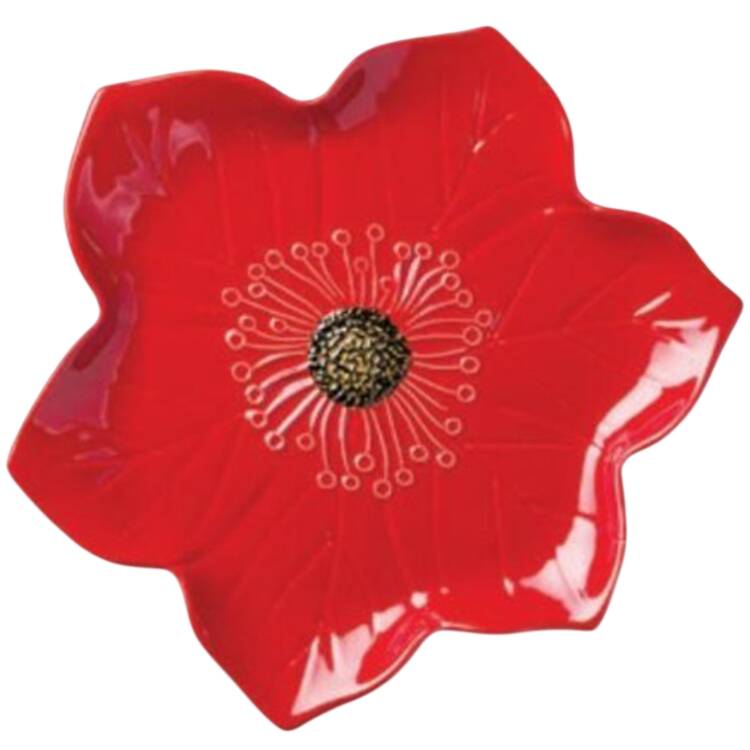 Festive Blooms 13" Figural Platter