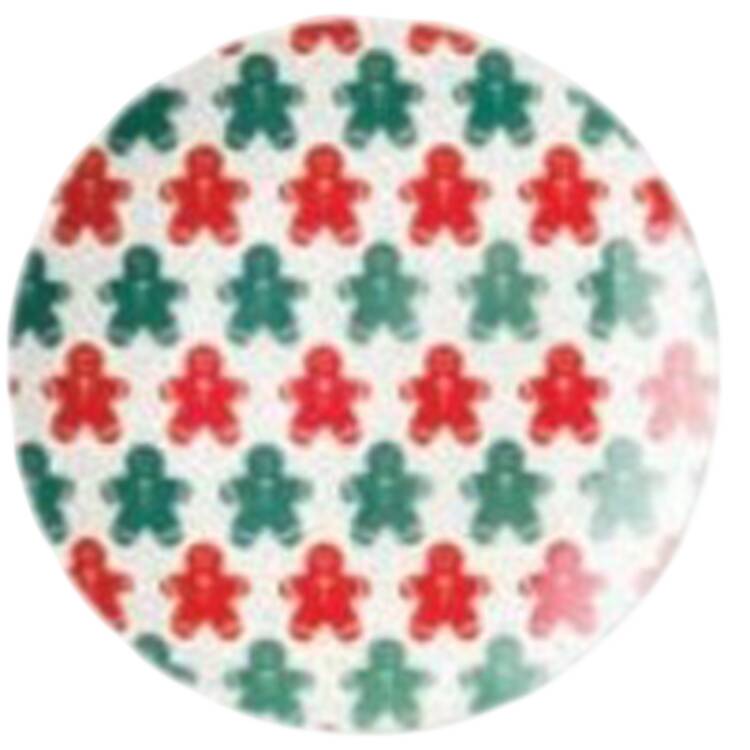 Holiday Spruce Salad Plate