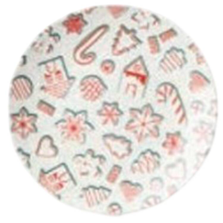 Holiday Spruce Salad Plate