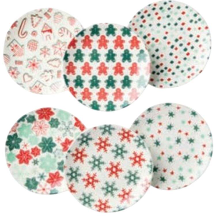 Holiday Spruce Canape Plate