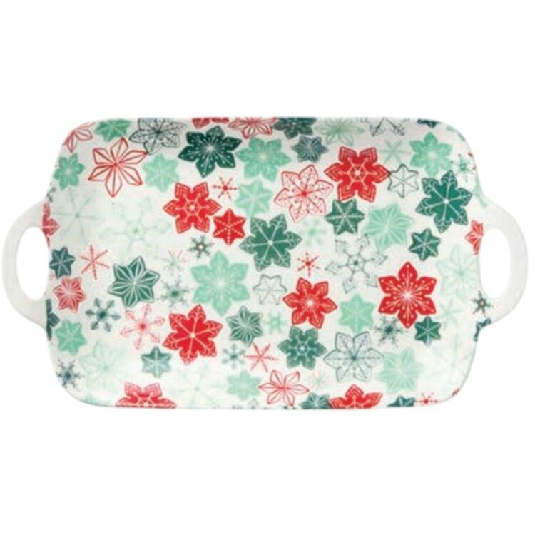 Scarlet Ribbon 14" Handled Tray